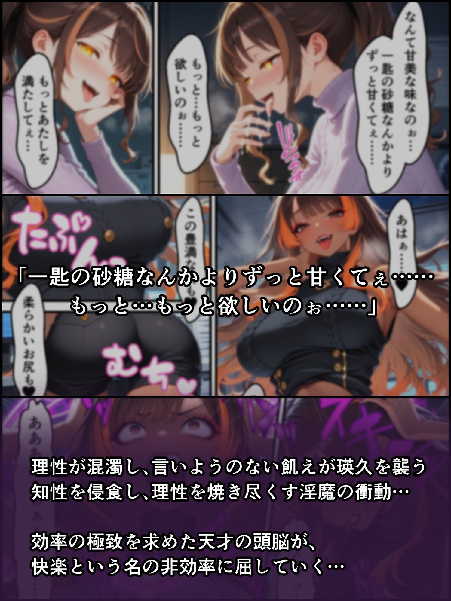 蝕宴のコラプティオ 美人研究者に憑依され美少女に変えられた天才○校生が、オスを喰い漁る黒ギャル淫魔に堕ちるまでの1ヶ月間 画像10