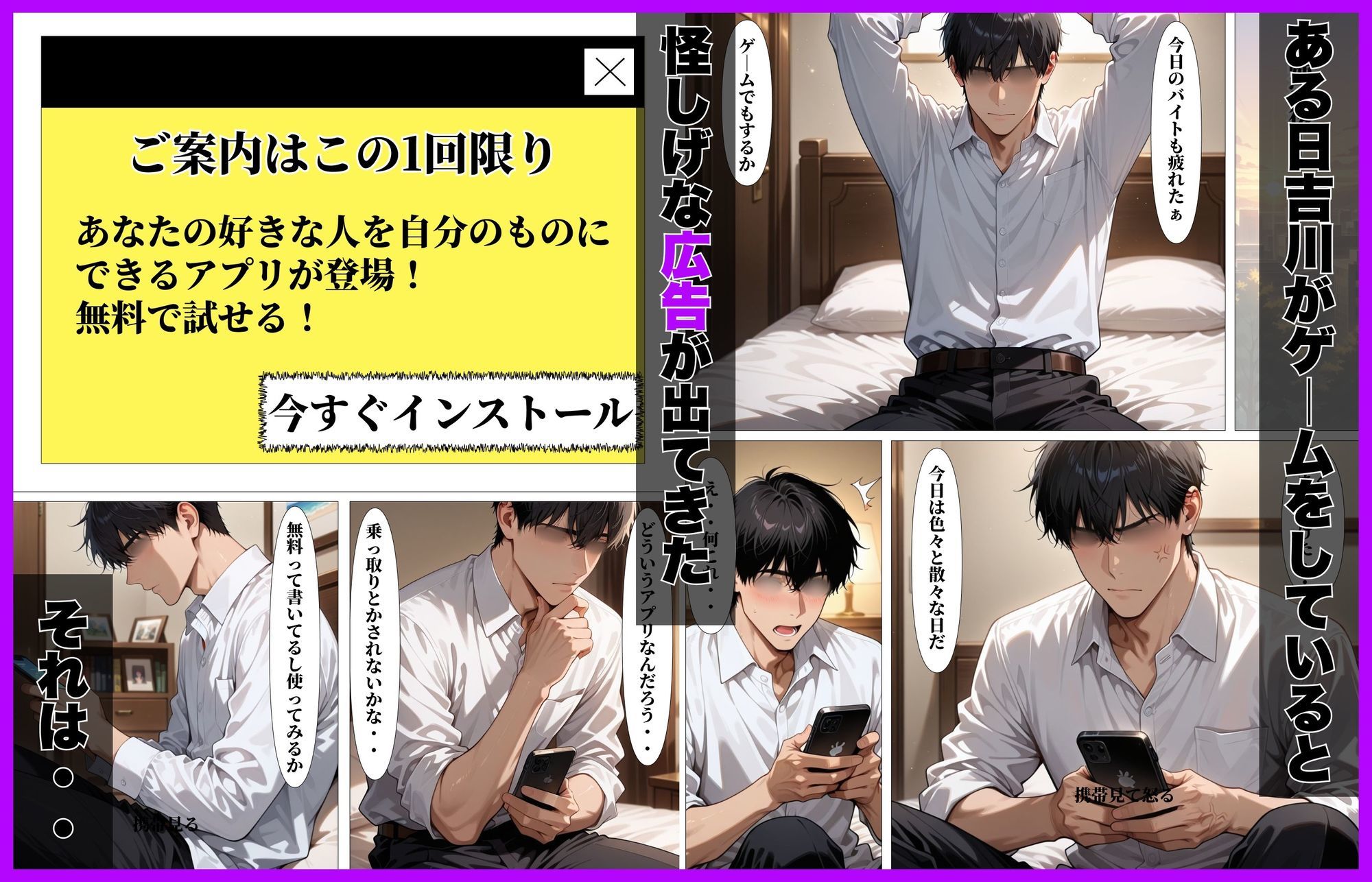 サンプル画像2:バ先のパート主婦に催●アプリで童貞卒業した話(べもすけ) [d_723912]