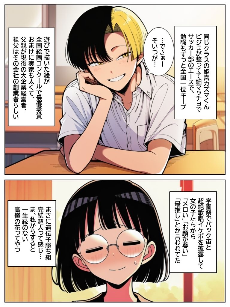 サンプル画像4:君の子どもを孕ませて。大人しい眼鏡女子がイケメンに無責任中出しされて妊娠するまで(ハラメウメ) [d_724361]