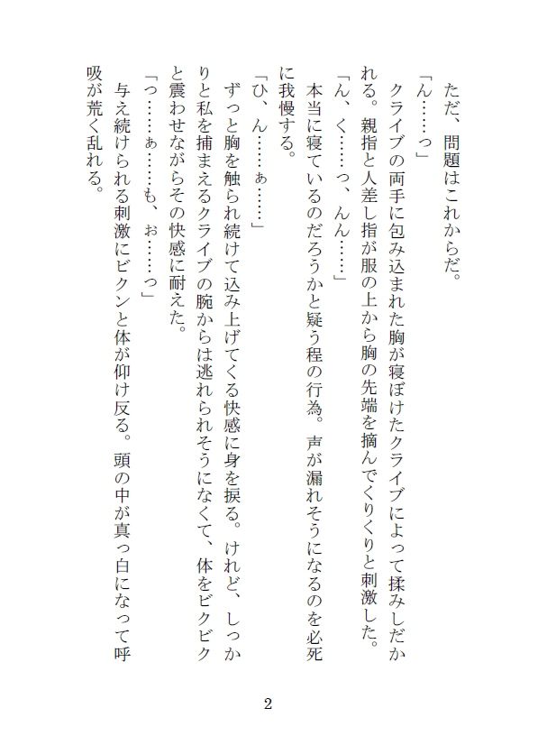 一緒にパーティーを組む冒険者仲間との野宿の中、寝惚けた彼に襲われる サンプル2