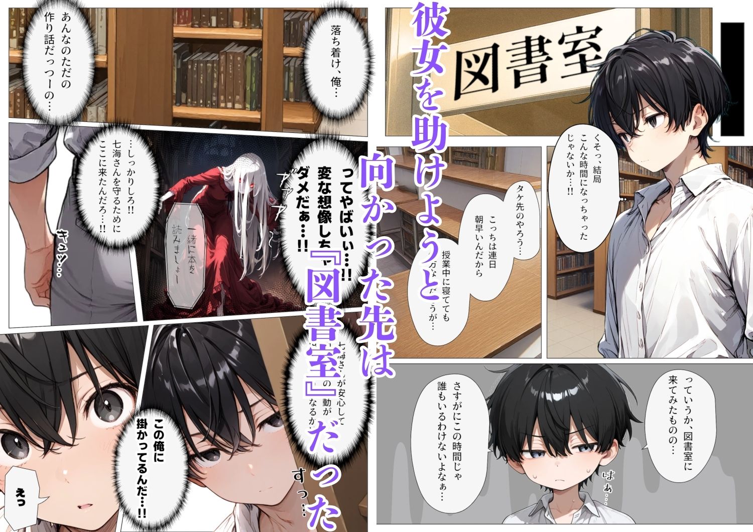 図書室の彼女と僕だけの秘密 画像3