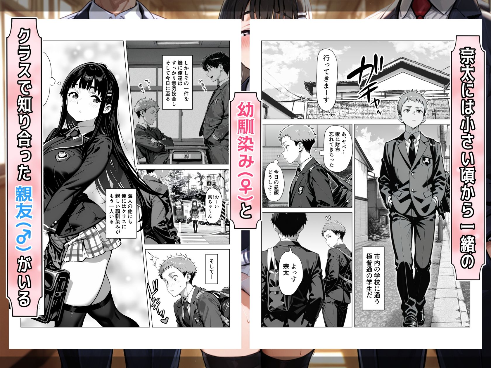 俺の幼馴染み（♀）と親友（♂）の距離感が、何かおかしい…。 画像1