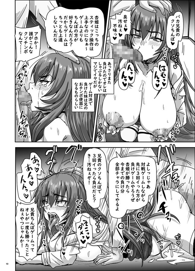 バカ兄との勝負に負けまくる杏姫様がえちカワイイ 画像4