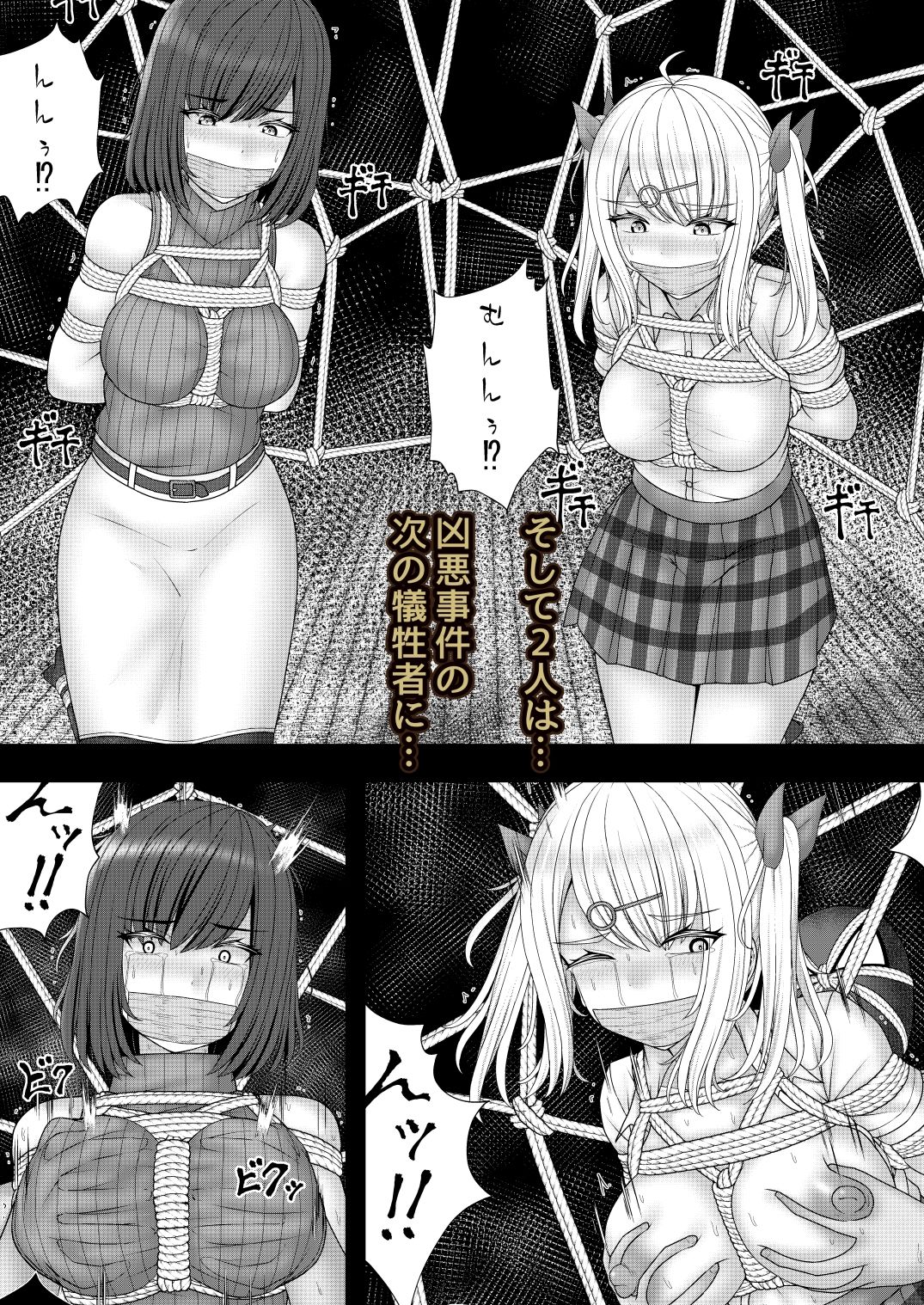 縄蜘蛛の餌 蜘蛛の巣の罠_3