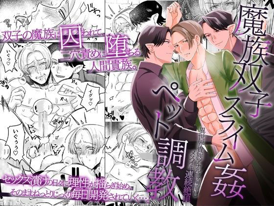 魔族双子スライム姦ペット調教 〜異世界貴族アナル二輪挿しメスイキ連続絶頂〜のタイトル画像
