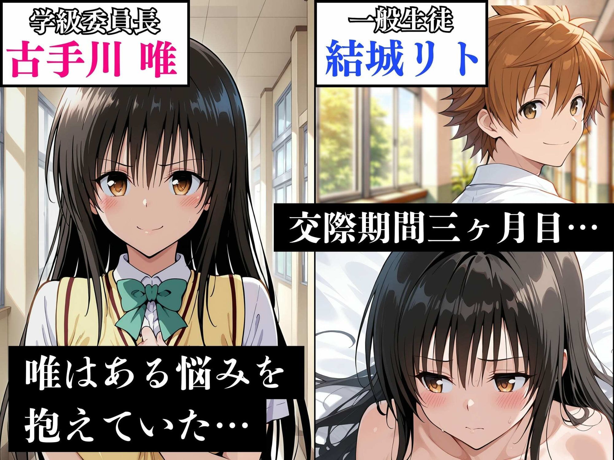 サンプル画像1:学級委員長 古手川 唯〜担任教師に犯●れる〜(ストロベリーの木) [d_725428]