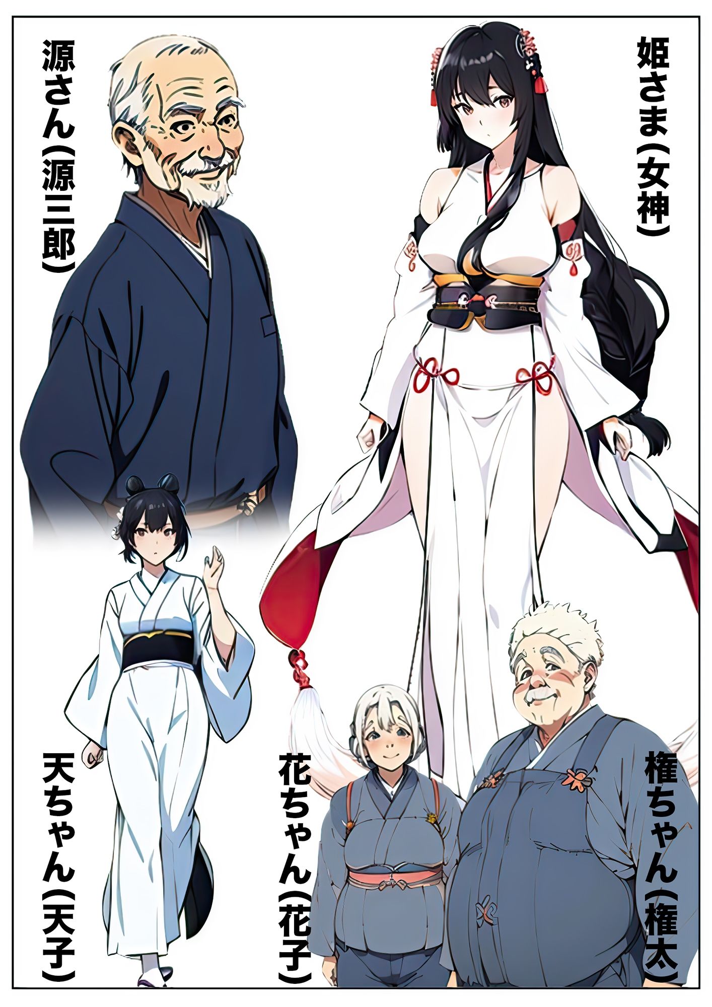 サンプル画像1:姫様と爺さん(H_AI_F) [d_725432]