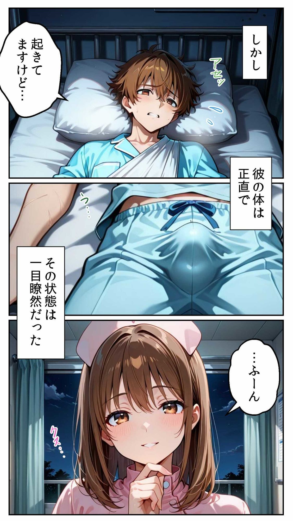 サンプル画像2:白衣の天使と背徳の病室 〜看護師まどかの禁断ケア〜(とろとろコミック) [d_725451]