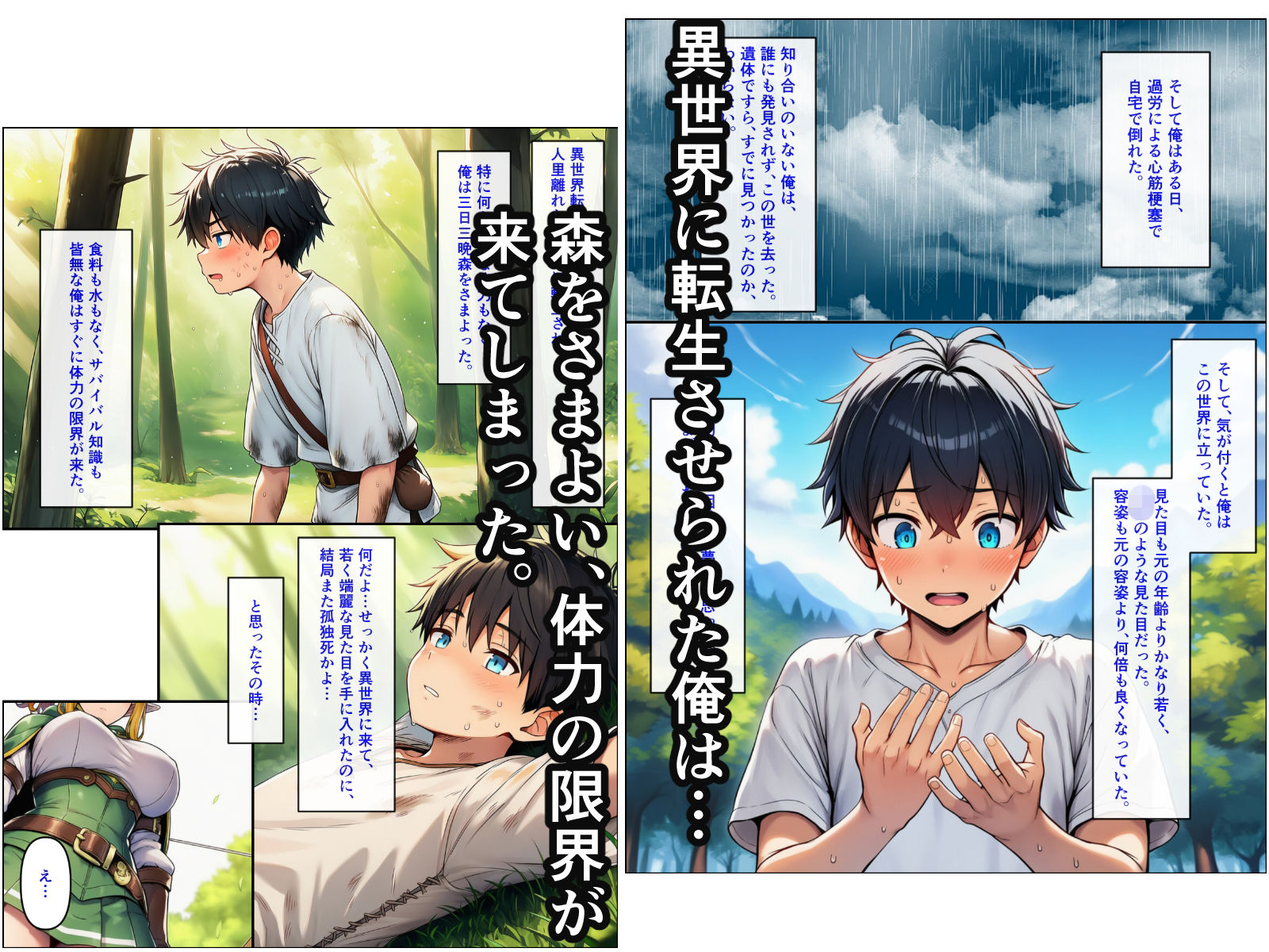 サンプル画像1:異世界転生して美人巨乳エルフ親子とらぶらぶセックスする話 〜娘編〜(ぬぽぬぽらぼ) [d_725465]