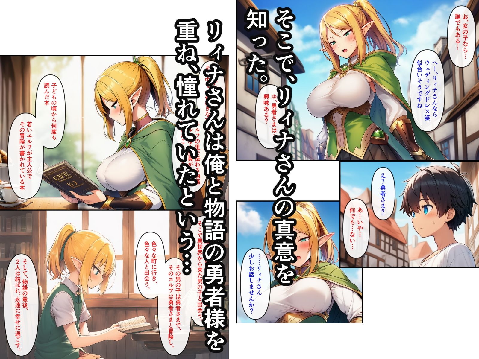 異世界転生して美人巨乳エルフ親子とらぶらぶセックスする話 〜娘編〜 画像4