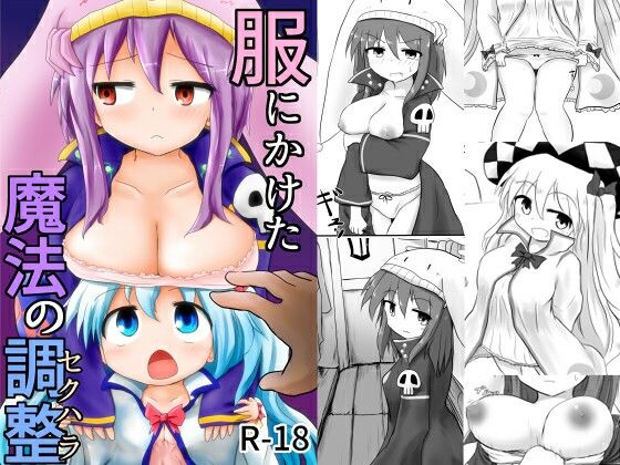 服にかけた魔法の調整（セクハラ） sample