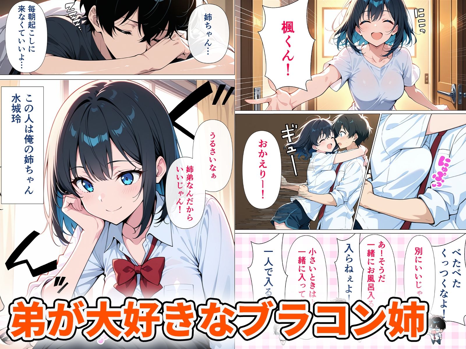 ブラコン姉に誘惑されて中出しHする話 画像1