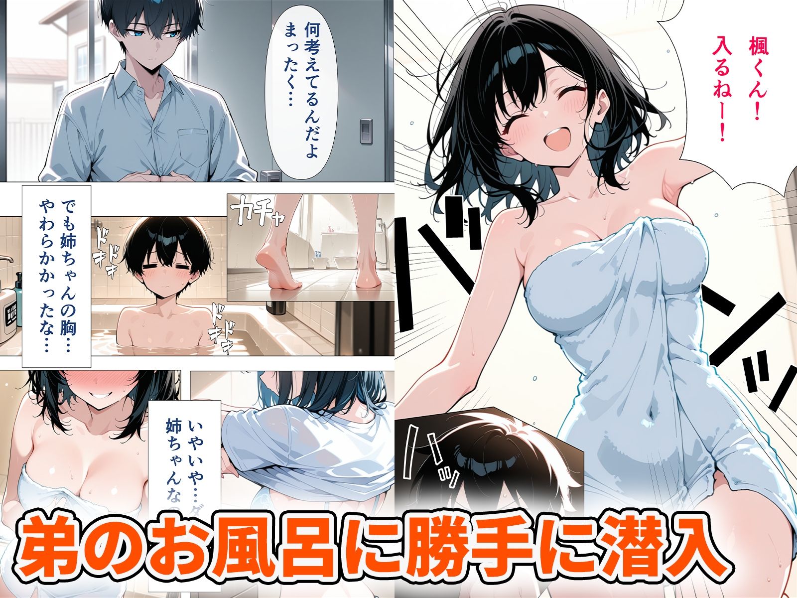 ブラコン姉に誘惑されて中出しHする話 画像2