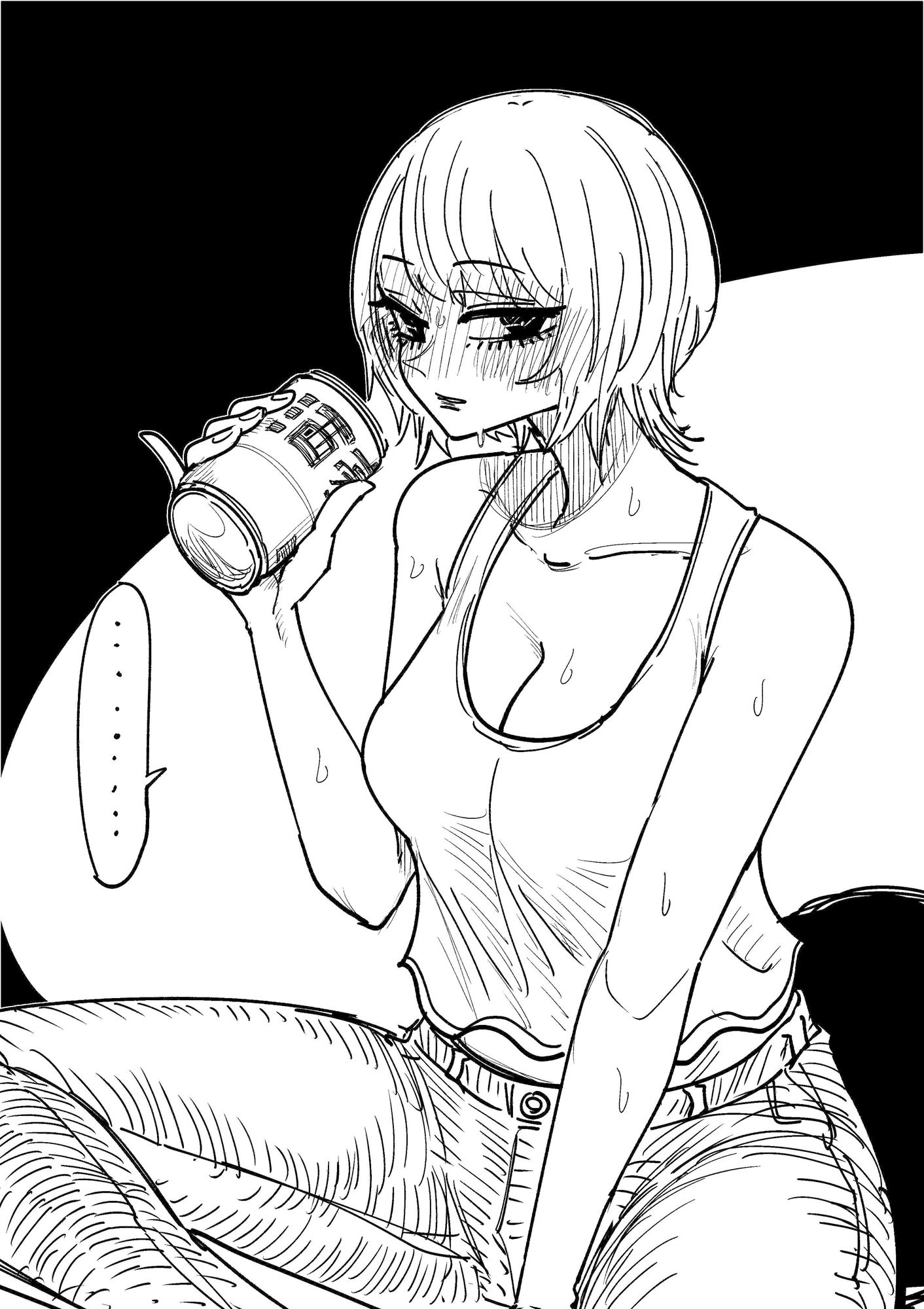 サンプル画像3:サバサバボーイッシュを目指してる女子大生（先輩(したらなな) [d_725922]