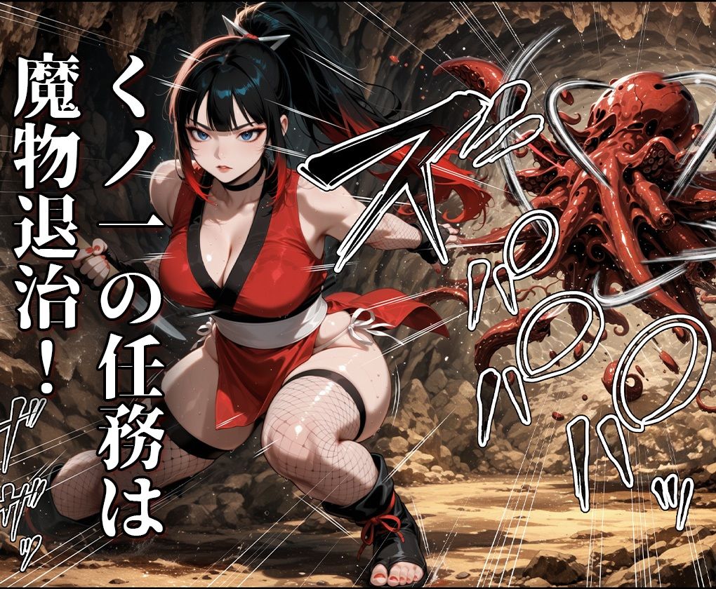 魔姦のサーガII〜魔ダコの苗床に堕とされしくノ一〜 画像1