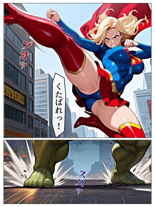 【スーパーヒロイン蹂躙-スーペリアガールver-前編】 画像1