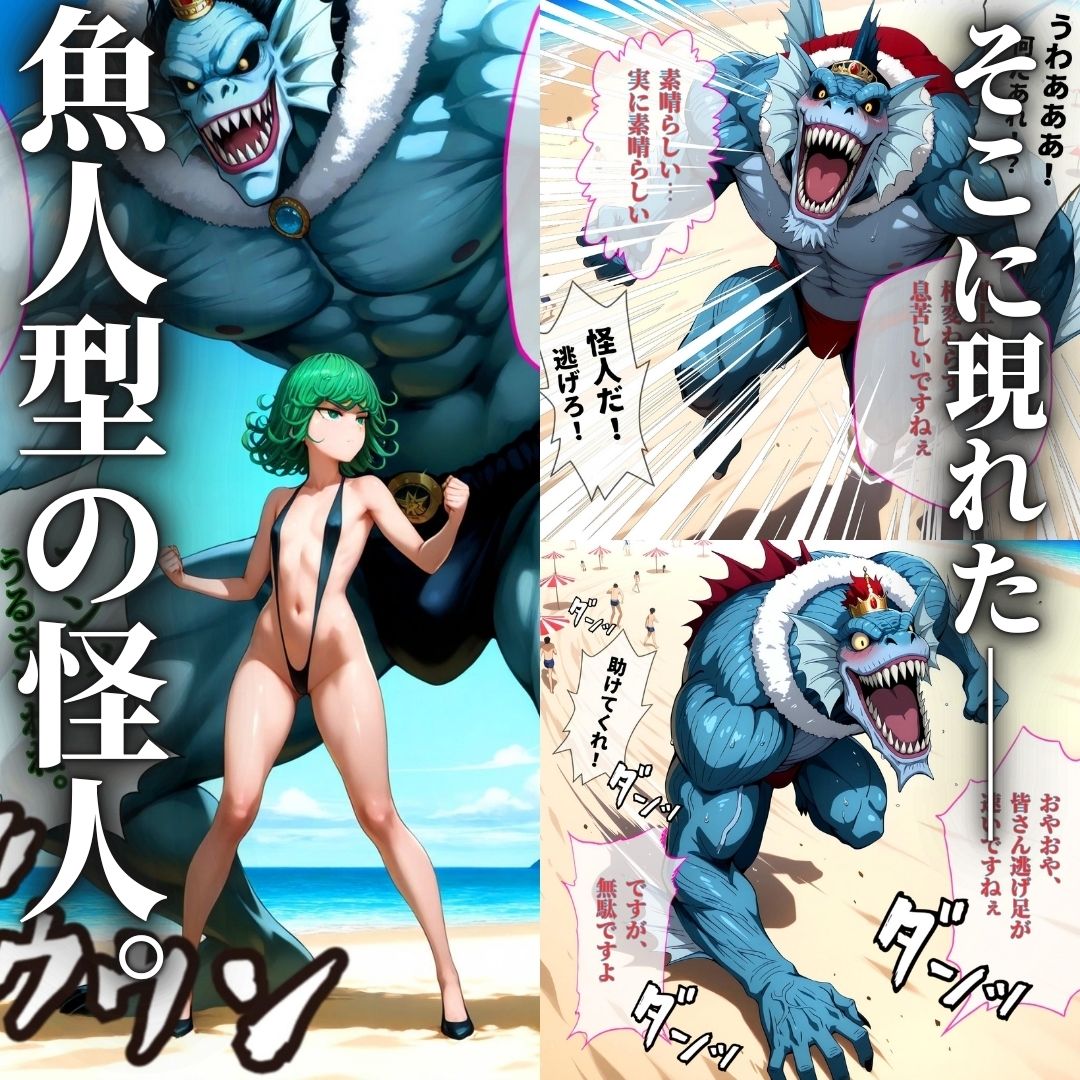 デカマラ気質な深海王と美人姉妹 3P＋αの孕ませ調教 画像4