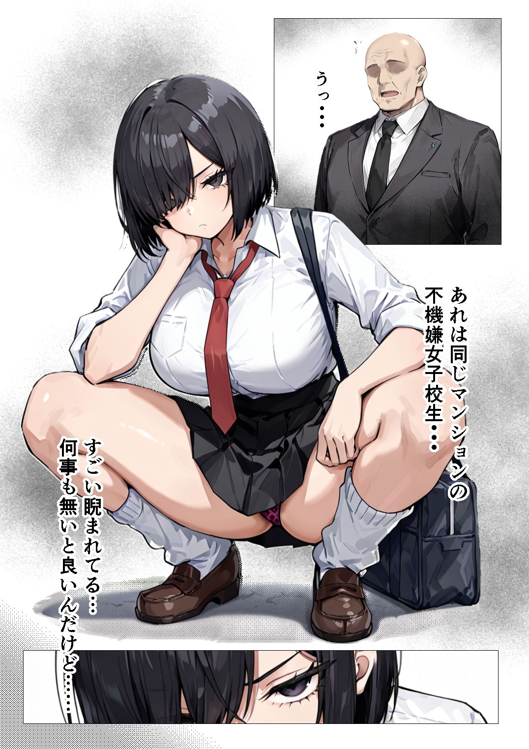 サンプル画像1:不機嫌J〇とおじさん(me3) [d_726493]