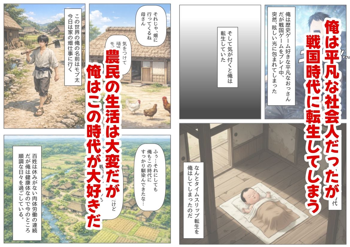 戦国時代の農村に俺が転生したら、エロすぎた史実の話 その1 画像1