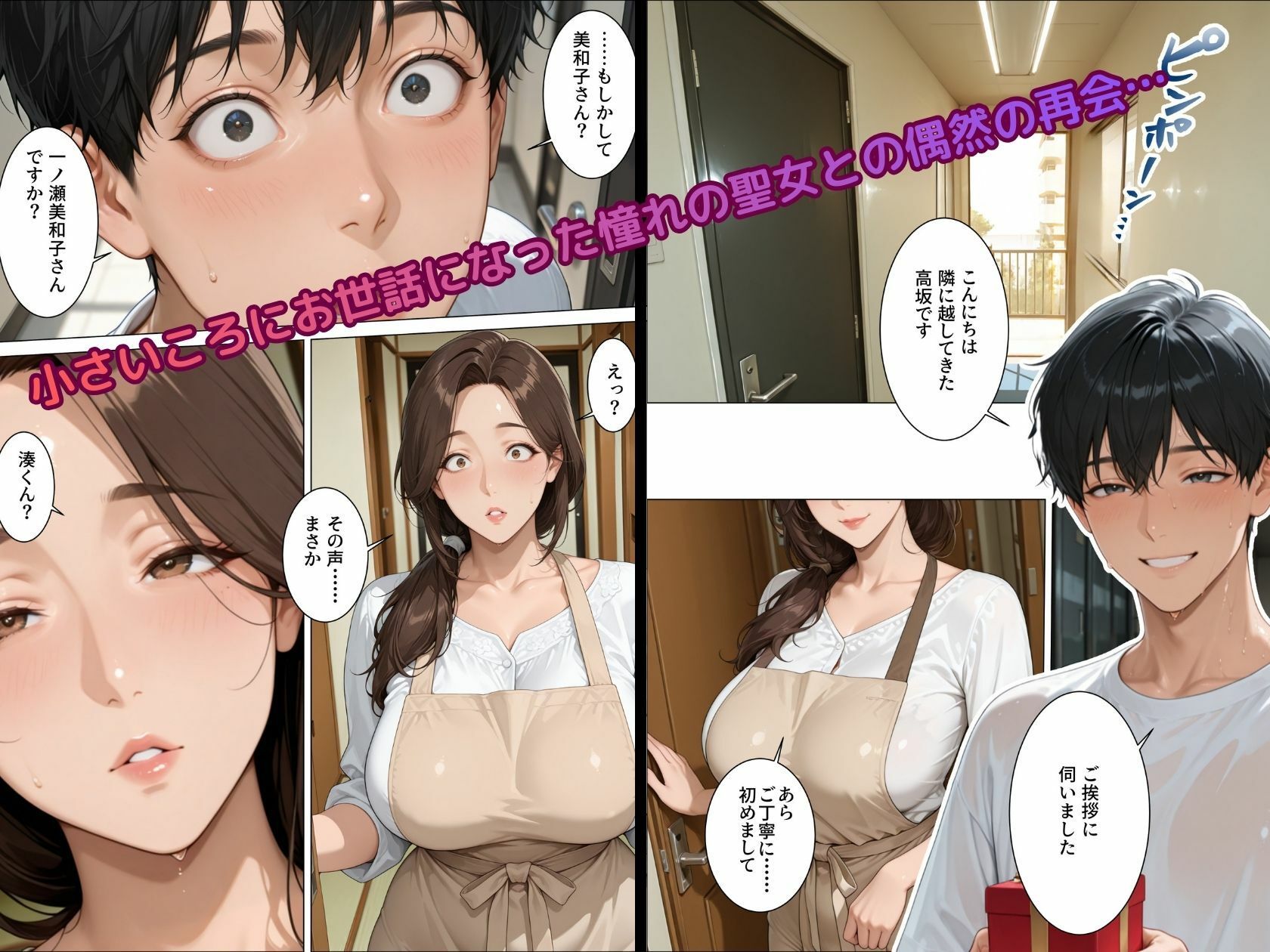 サンプル画像2:隣の聖女は俺のもの 快楽マッサージで堕ちに堕ちるっ(極彩色) [d_726556]