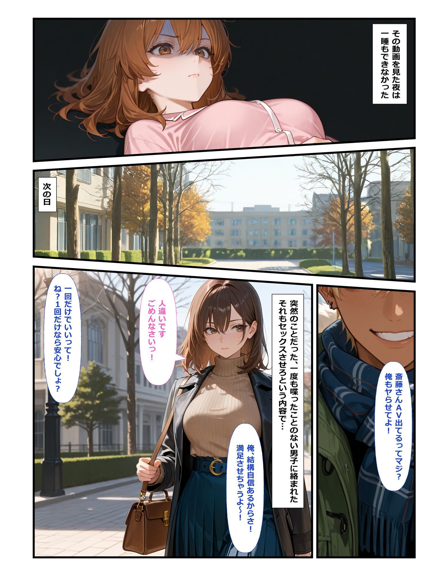 もう一人の私がAVに出ていたせいで  ビッチ扱いされて妊娠までしちゃいました 画像6