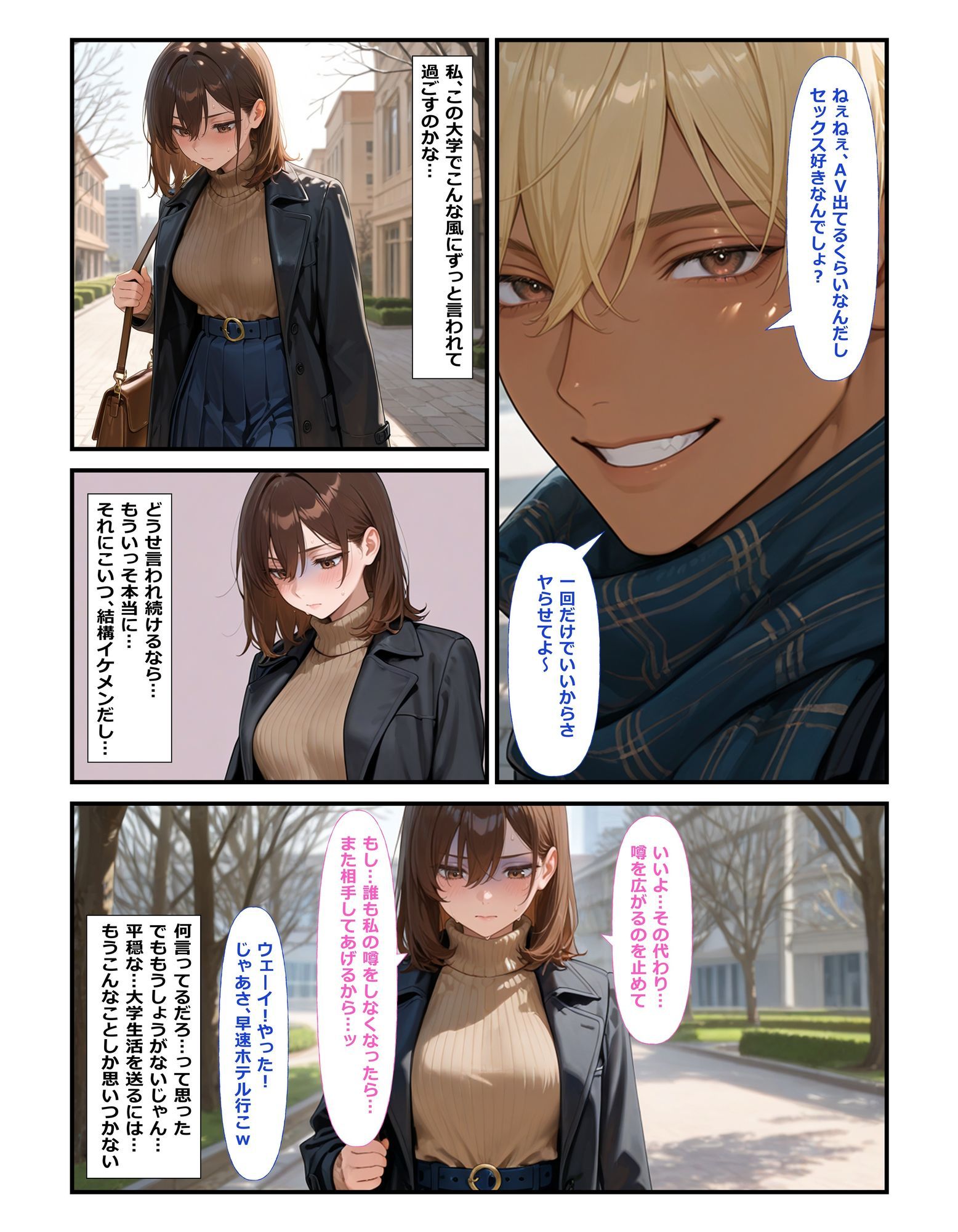 もう一人の私がAVに出ていたせいで  ビッチ扱いされて妊娠までしちゃいました 画像9