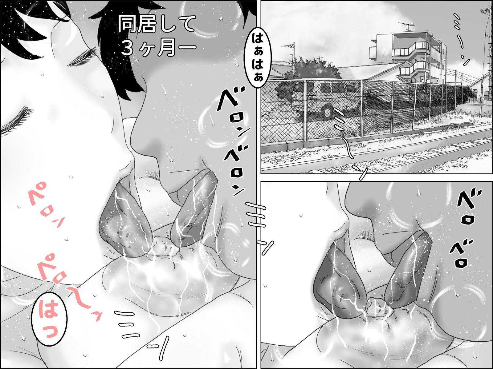 サンプル画像3:義弟と汗だく性交  剛毛版(干し椎茸) [d_727087]