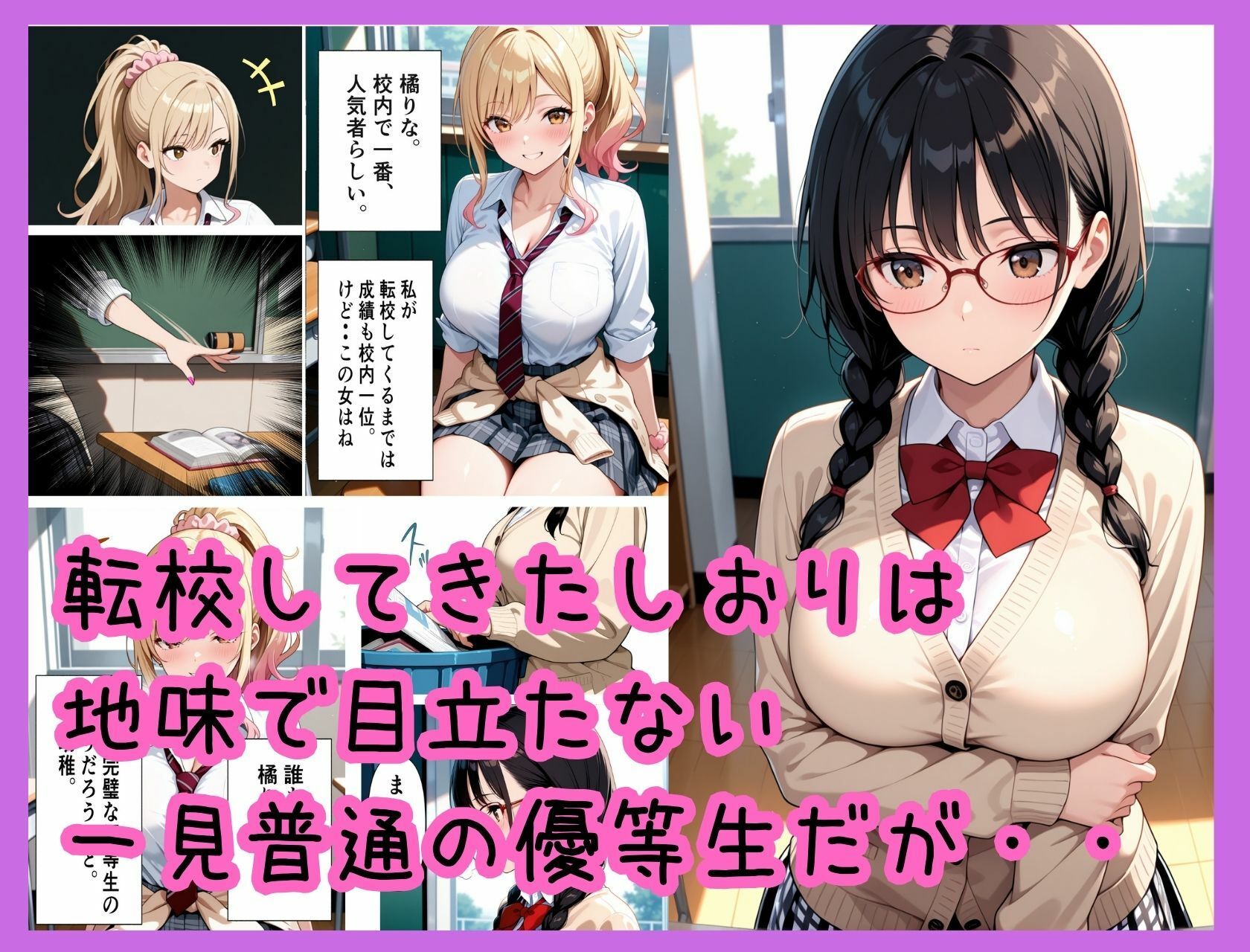 清楚系転校生が選んだ復讐は、逆NTRでした 画像1