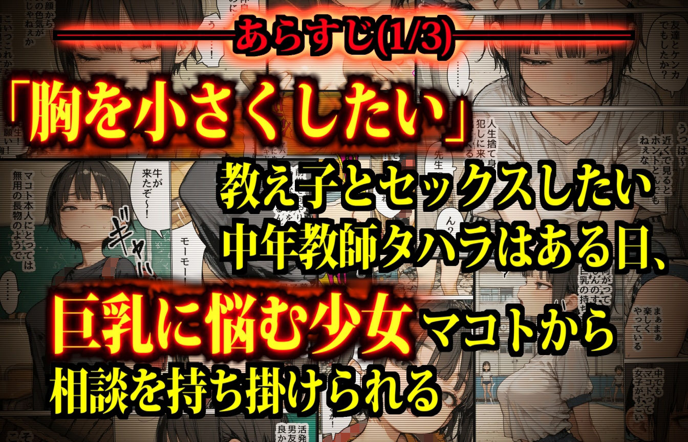 巨乳に悩むマコトちゃん〜無知なチビ巨乳娘は卒業後も変態教師の性処理道具にされる〜