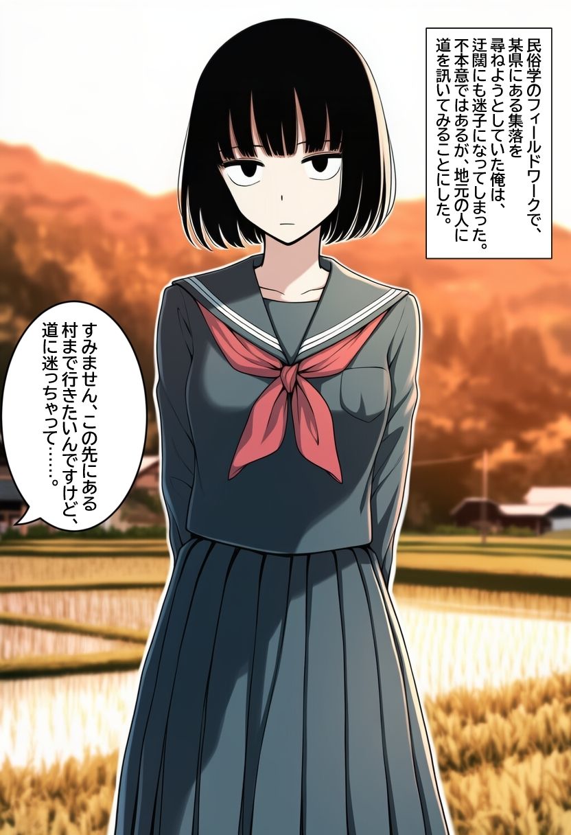 孕ませ村の言いなり子さん 無表情・無感情な女の子が無責任中出しされて孕むまで 画像1