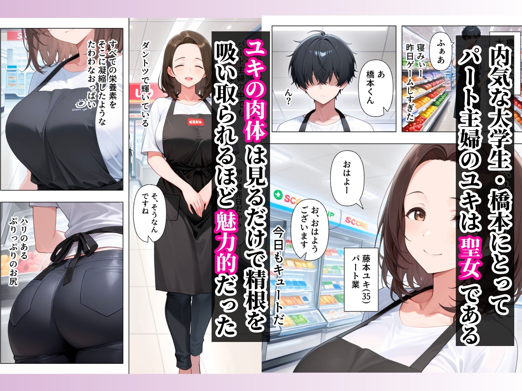 バイト先のむちむちデカ乳輪人妻と濃厚イチャラブセックスした話 画像2