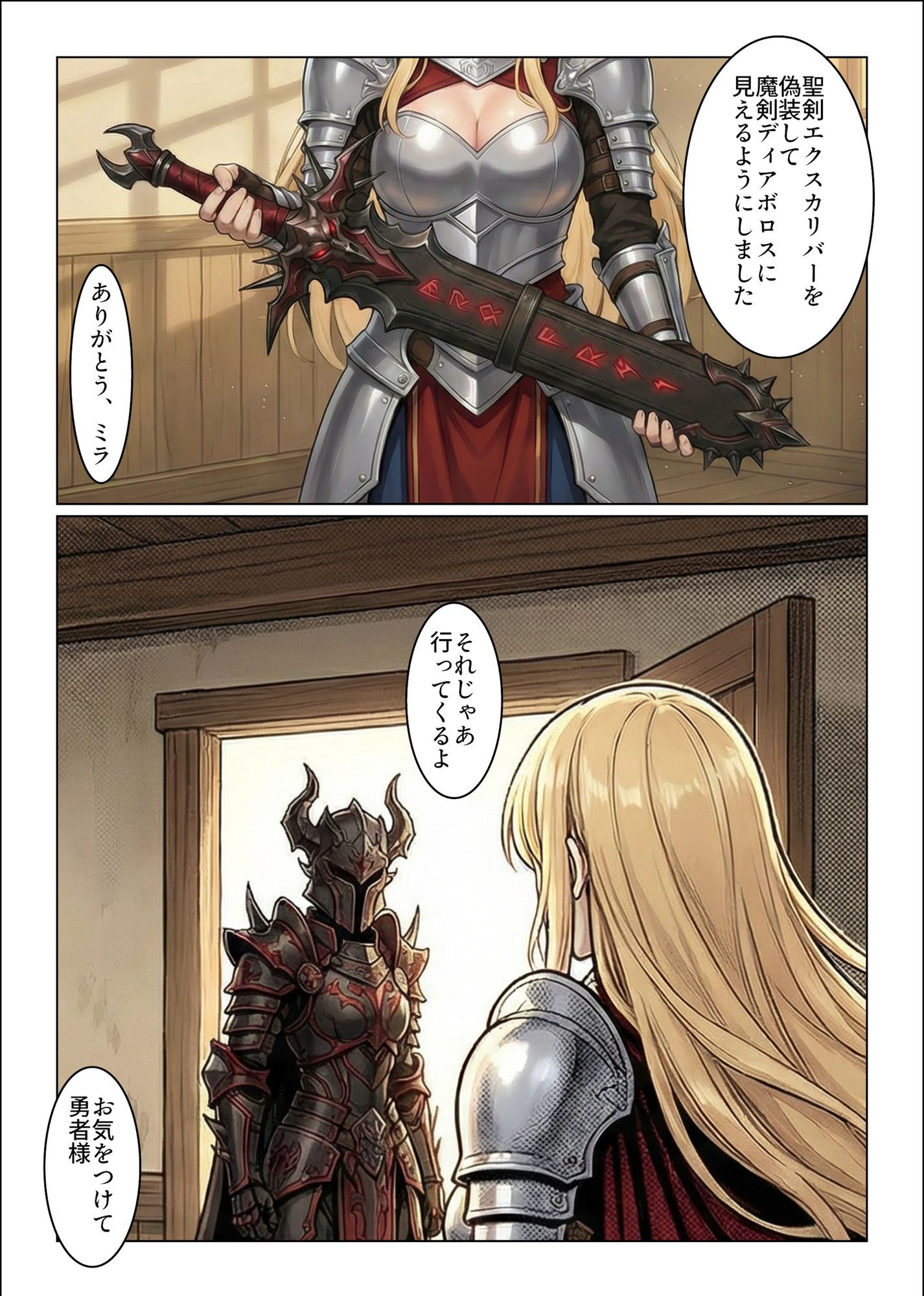 肉体支配!!勇者は魔王の伴侶となり子を宿す 画像9