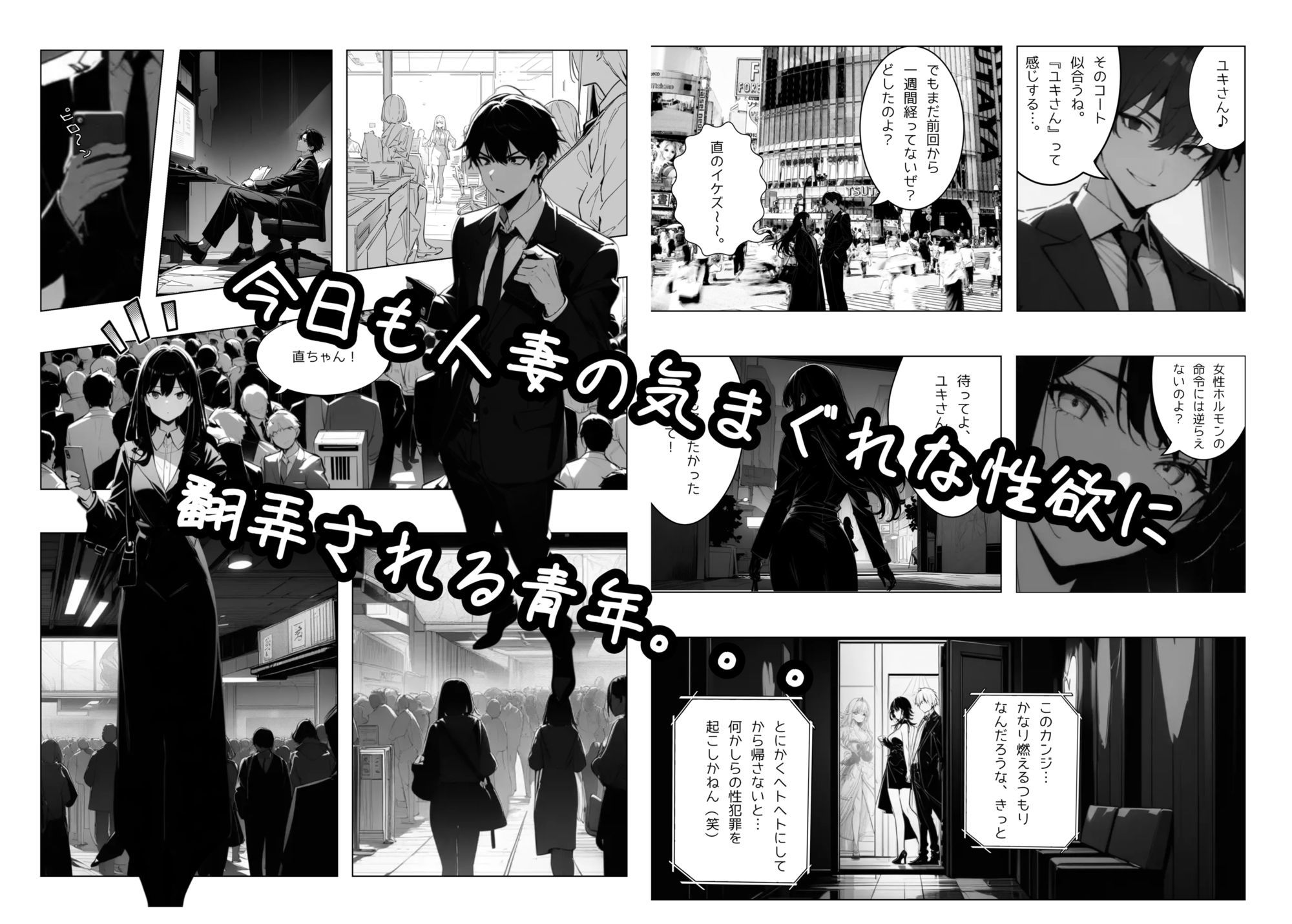 人妻ペット遊戯  〜小悪魔性欲姉さんvsどぴゅ出し君〜 画像1