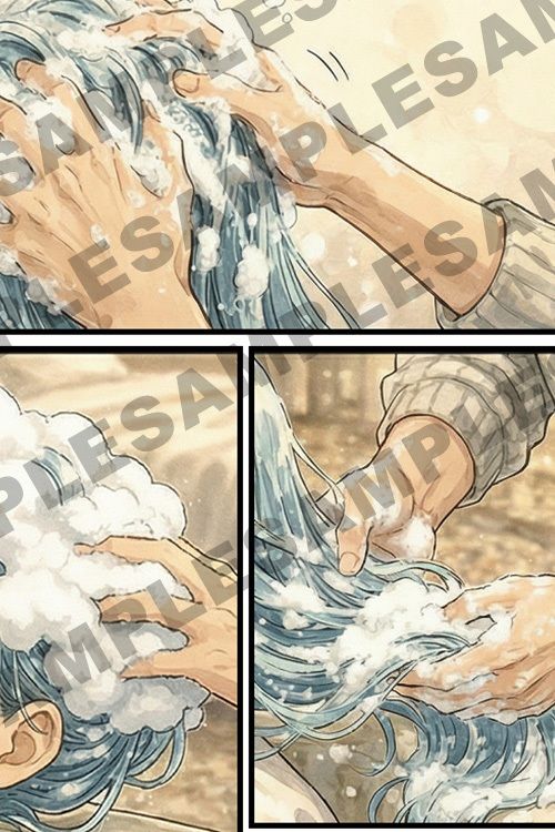 サンプル画像5:【断髪漫画】聖夜に舞う、貴方の雪(Hair Salon Alocer) [d_728708]