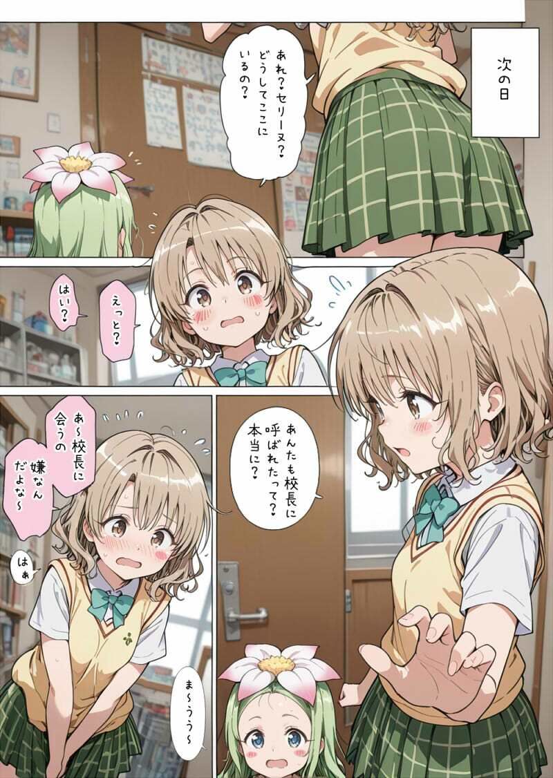 校長と里紗ちゃんと 画像3
