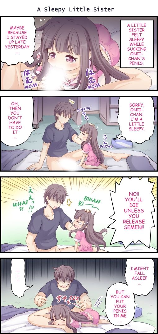 A Little Sister Who Tries to Be Sneaky About   Using Her Big Brother to Masturbate 4 エロ漫画4