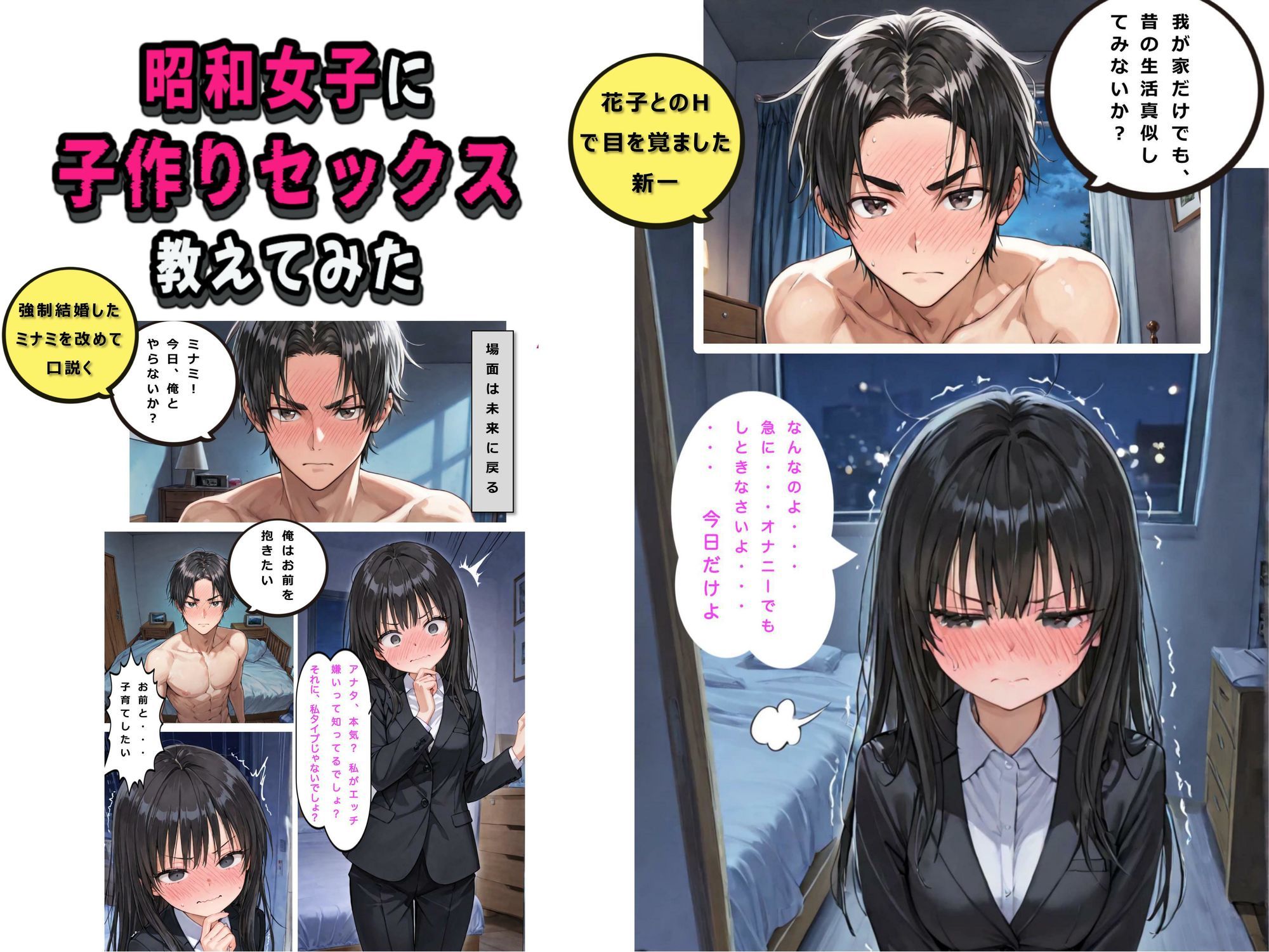 タイムスリップしてきた昭和女子に子作りセックスを教えてみた:昭和女子は妻の祖母？ 画像7