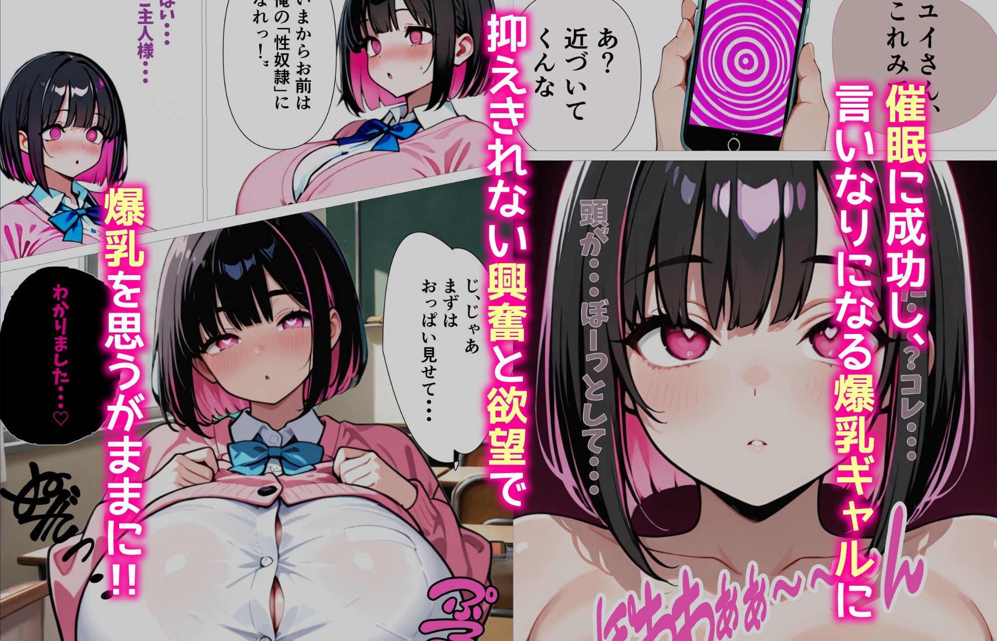 爆乳ギャルを催〇で性〇隷にするつもりが制御不能になってあまあまHで無限に搾精されちゃうお話 エロ画像4