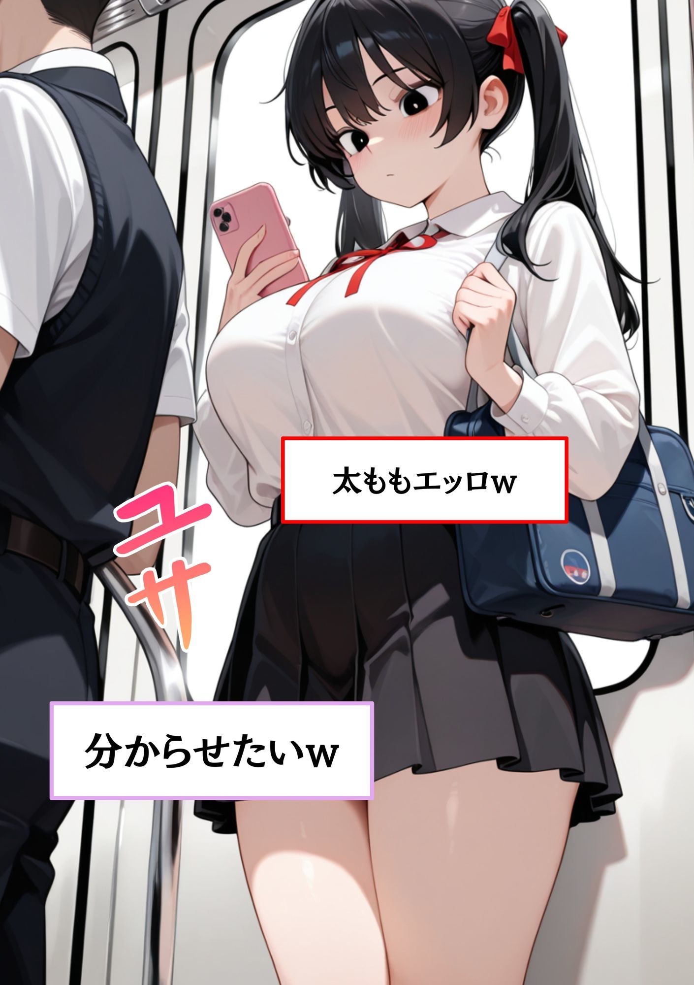 電車でロリ顔女子校生を痴●してハ〆た話。 画像3