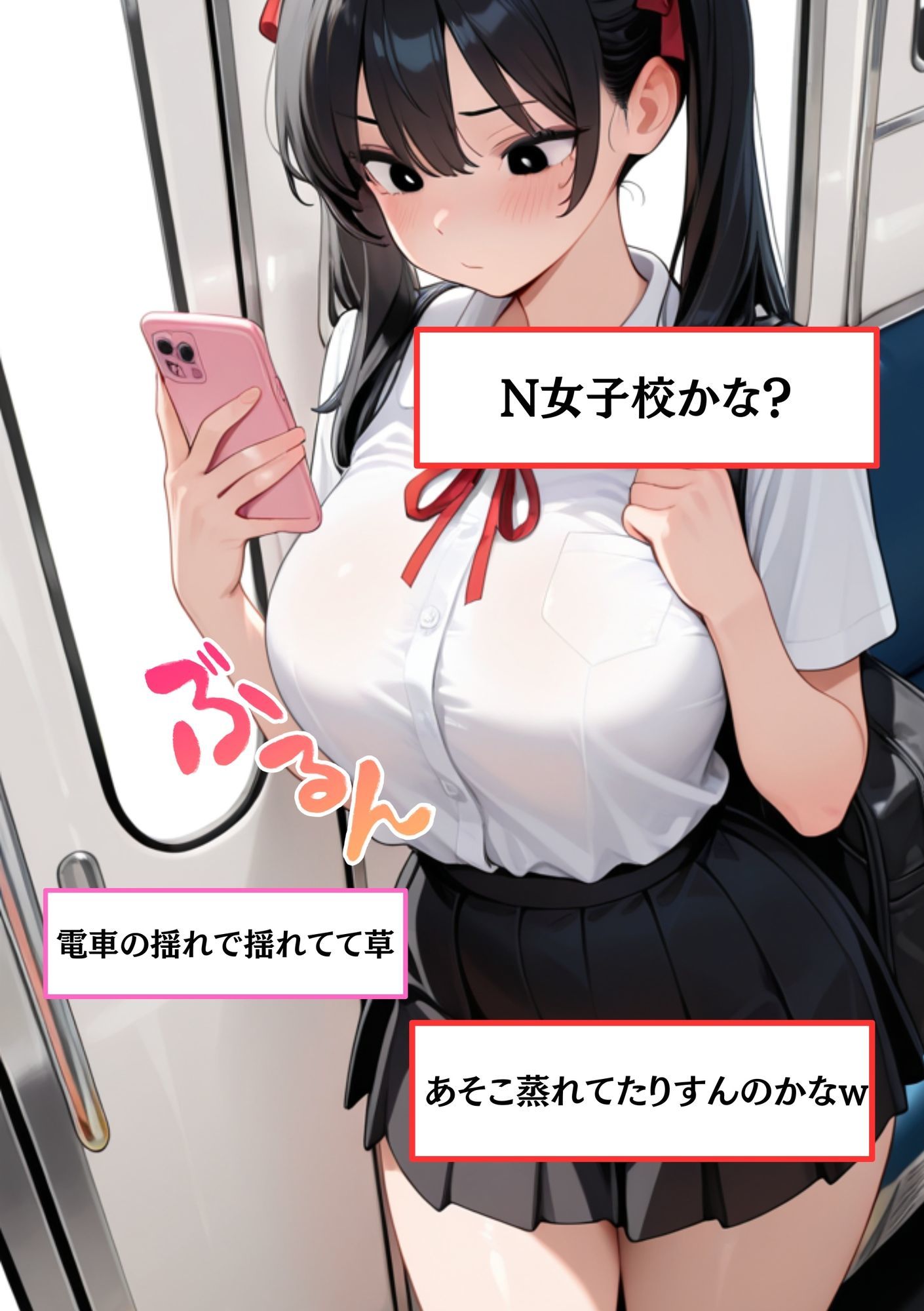 電車でロリ顔女子校生を痴●してハ〆た話。 画像4