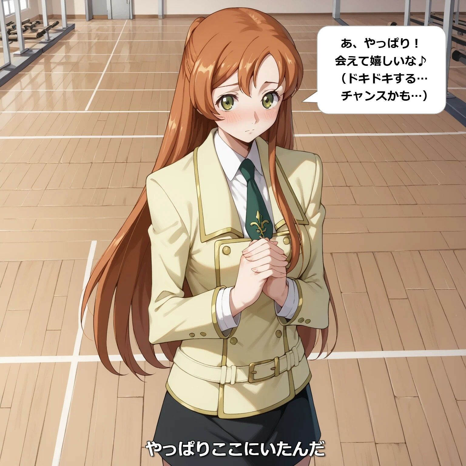 【フルカラー漫画】【放課後の密約】体育館倉庫で重なる鼓動と純愛 〜コードギア●のシャーリ●が全てを捧げる、一途な放課後告白〜 画像1