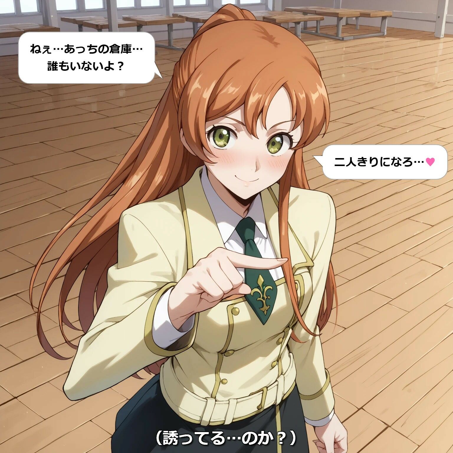 【フルカラー漫画】【放課後の密約】体育館倉庫で重なる鼓動と純愛 〜コードギア●のシャーリ●が全てを捧げる、一途な放課後告白〜 画像2