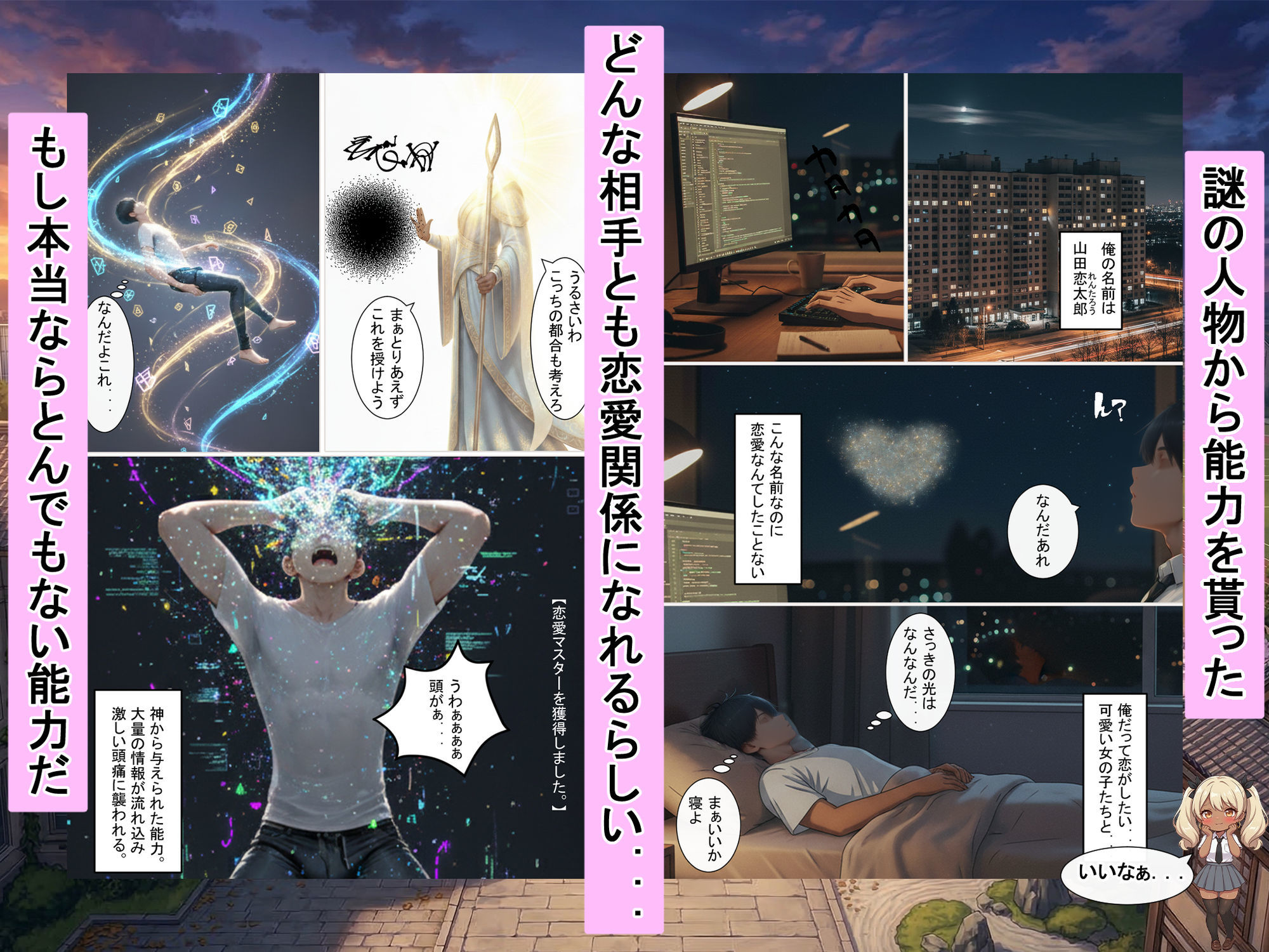 謎の人物から貰った能力で現実世界を無双!!女の子たちを情けない顔にさせる話 画像1