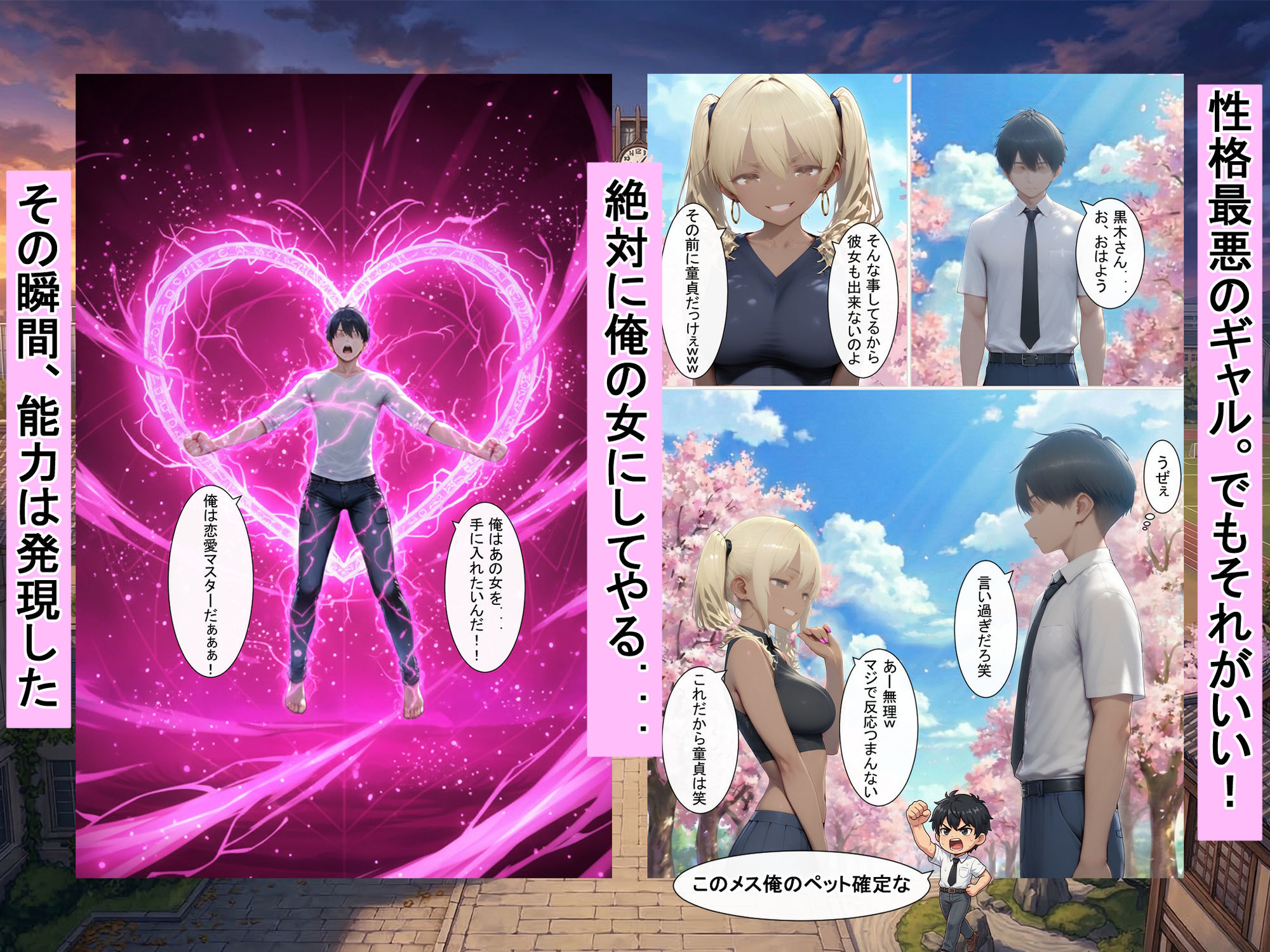 謎の人物から貰った能力で現実世界を無双!!女の子たちを情けない顔にさせる話 画像2