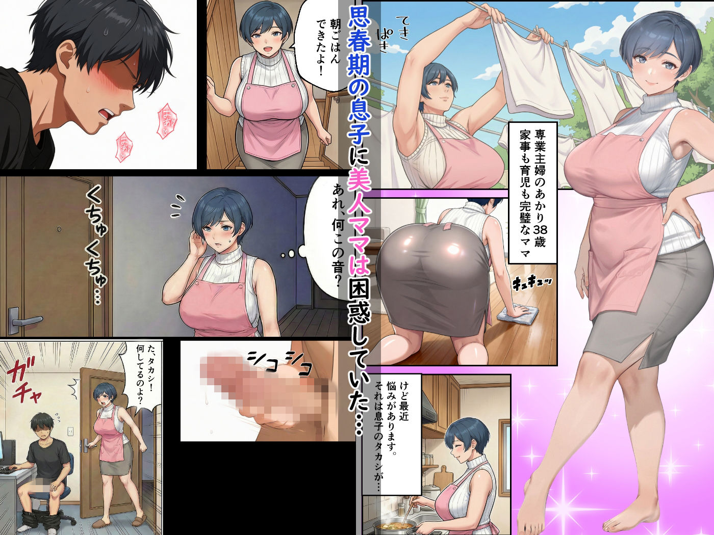 勝気ママの甘い弱点 〜ママだけど息子の性欲に負けちゃう話〜 画像1