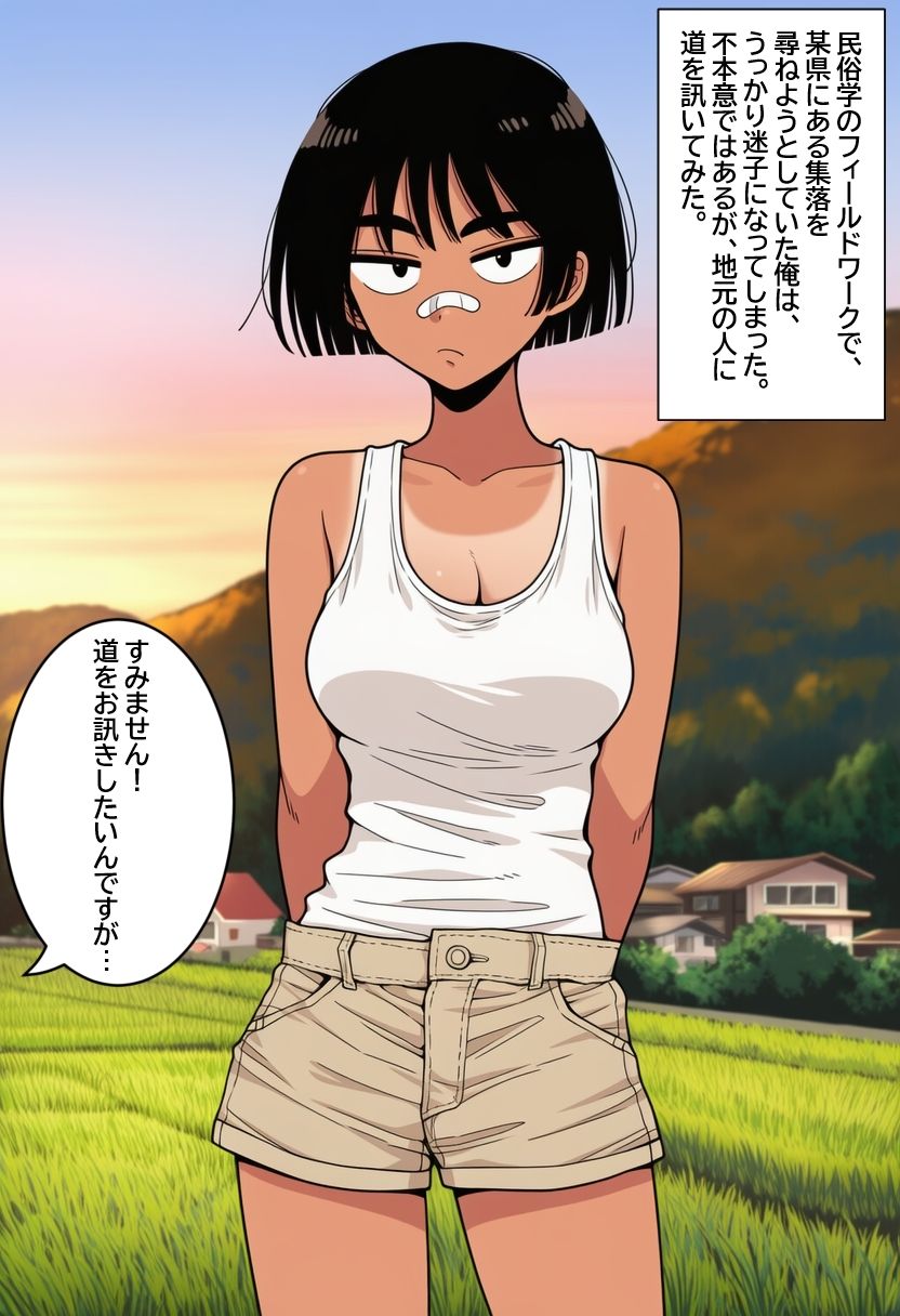 孕ませ村のボーイッシュ娘 日焼けした陸上女子が、無責任中出しされて妊娠するまで。 画像1