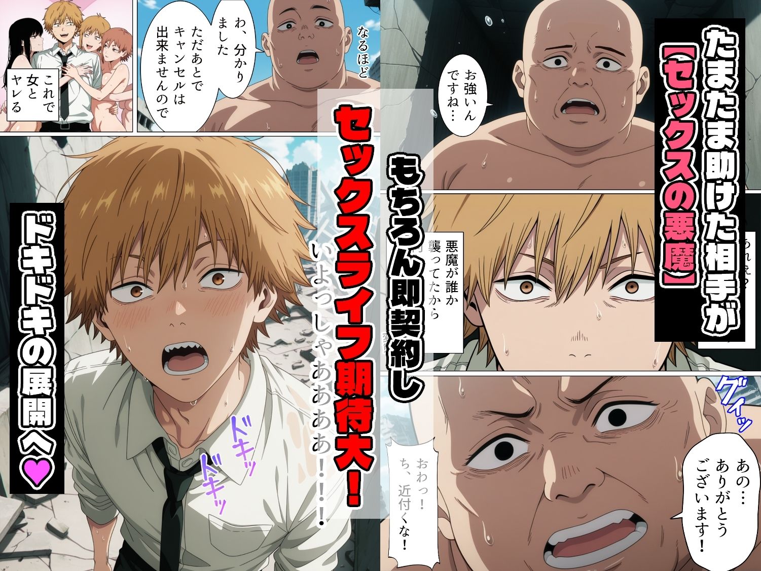 セックスの悪魔と契約した男子○校生の性欲 画像1