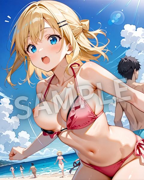 サンプル画像4:SUMMER MOMENTs ― カレンのビーチハプニングコレクション ―(カレン/Karen) [d_730213]