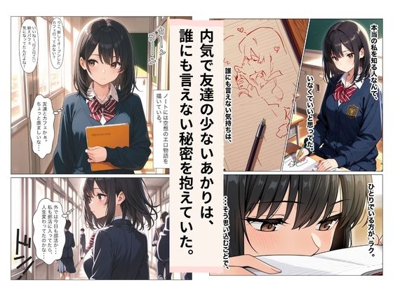 内気なJKがエロノートを見られて放課後の部屋で生ハメ中出しされてイカされちゃう話 画像1