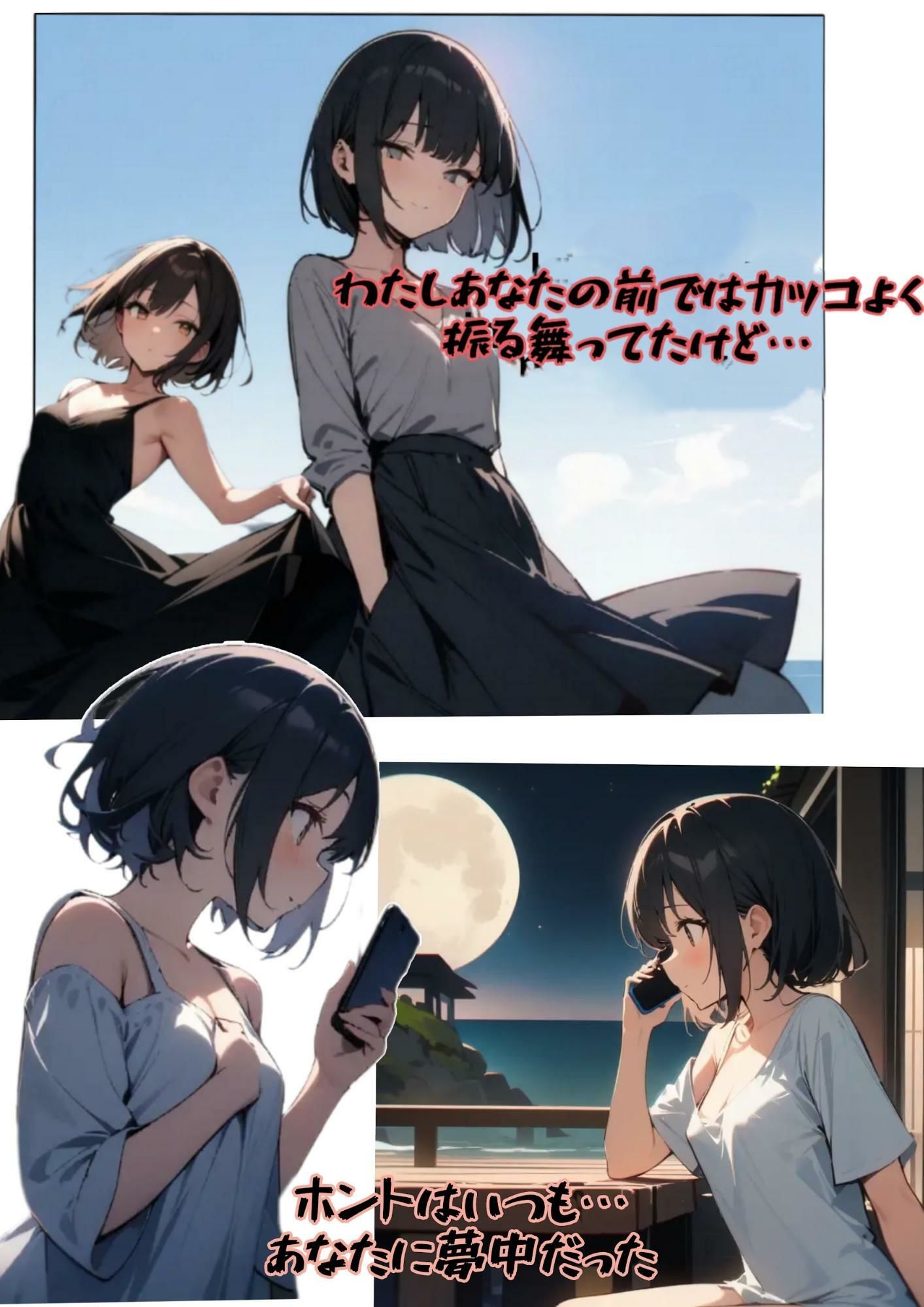 サンプル画像1:今朝、水樹綾乃は海岸でキミを待つ！(ふしぎ亭) [d_730366]